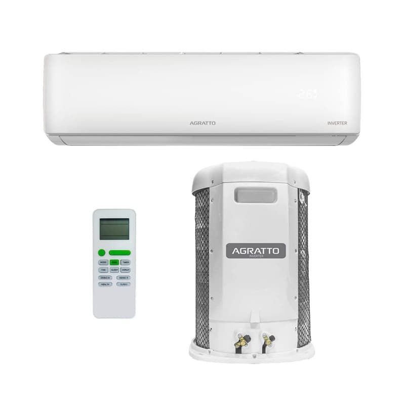 Ar Condicionado Split Hi Wall - Inverter R-32 - Liv Top - Agratto - 30.000 BTUs - Frio - 220V Monofásico