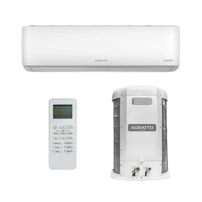 Ar Condicionado Split Hi Wall - Inverter R-32 - Zen - Agratto - 18.000 BTUs - Frio - 220V Monofásico