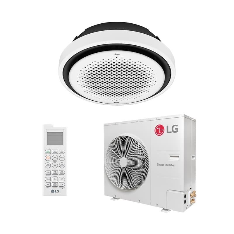 Ar Condicionado Cassete 360 - Inverter R-32 - LG - Round - 36.000 BTUs - Quente/frio 220V Monofásico