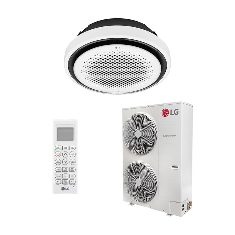 Ar Condicionado Cassete 360 - Inverter R-32 - LG - Round - 53.000 BTUs - Quente/Frio - 220V Monofásico