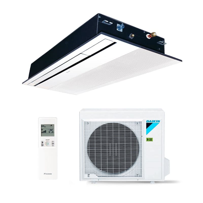 Ar Condicionado Split Cassete 1 Via - Inverter R-32 - Sky - Daikin - 18.000 BTUs - Quente/Frio - 220V Monofásico