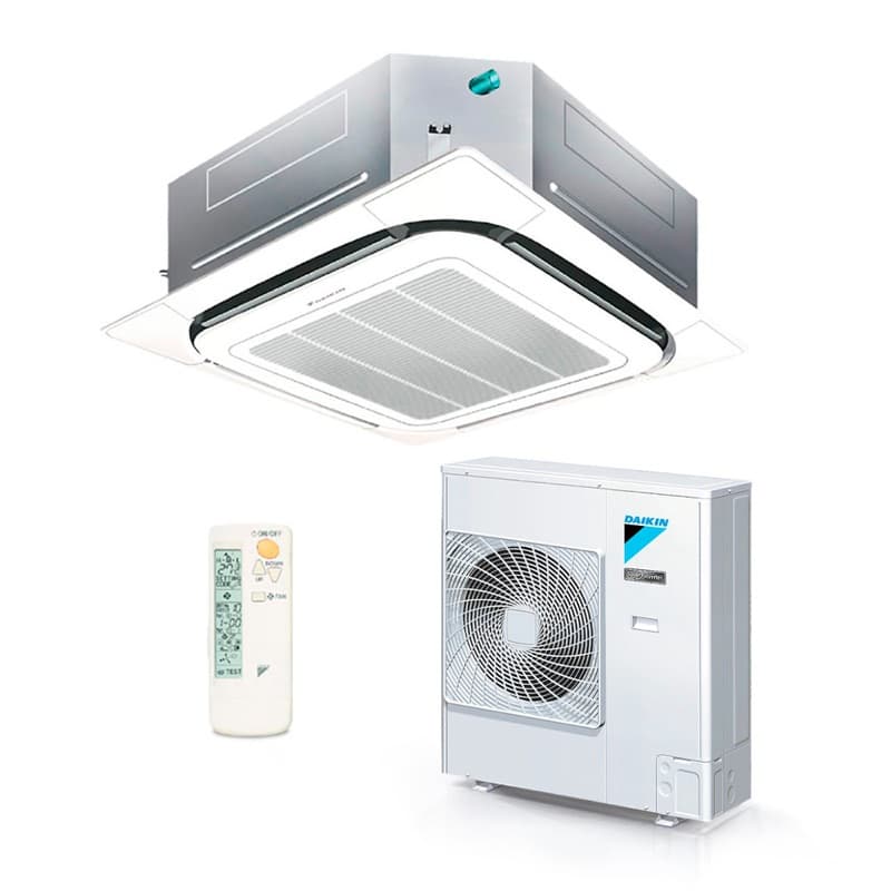 Ar Condicionado Split Cassete 4 Vias - Inverter - Daikin - Sky Air - 30.000 BTUs - Quente/Frio - 220V Monofásico