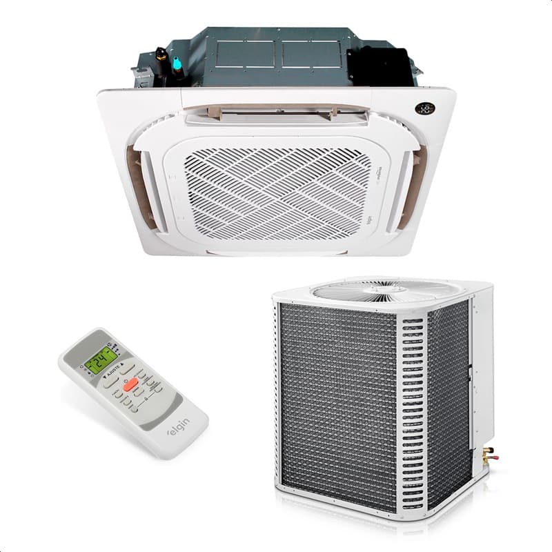 Ar Condicionado Split Cassete 4 Vias - Inverter R-32 - Eco - Elgin - 36.000 BTUs - Frio - 220V Monofásico