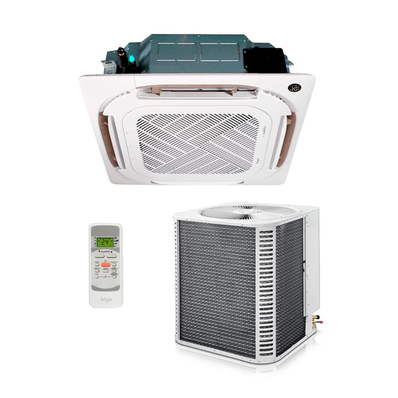 Ar Condicionado Split Cassete 4 Vias - Inverter R-32 - Eco - Elgin - 56.000 BTUs - Frio - 220V Monofásico