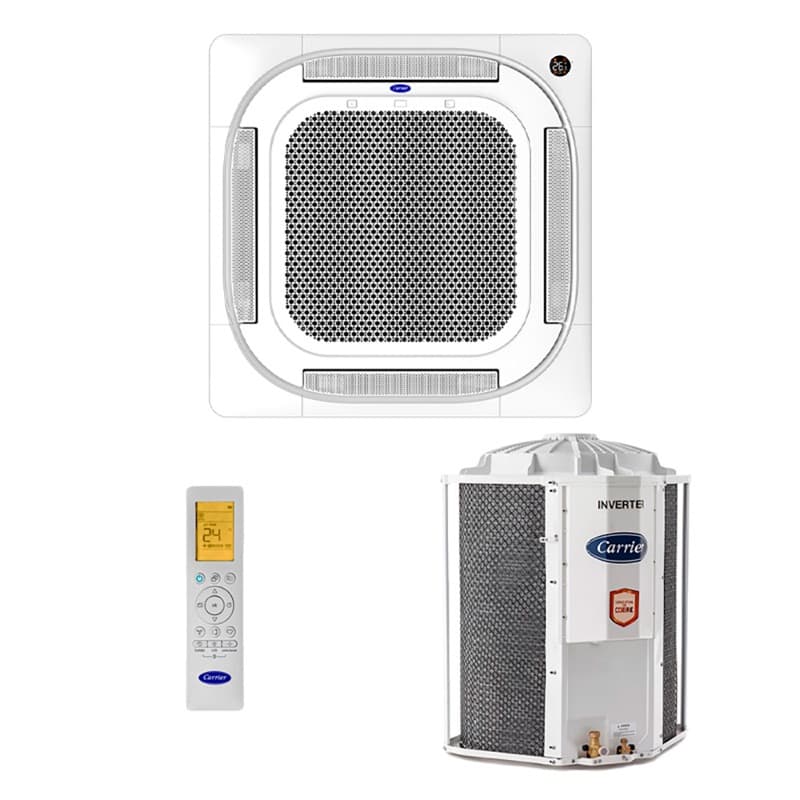 Ar Condicionado Split Cassete - Inverter R-32 - Connect - Carrier - 36.000 BTUs - Quente/Frio - 220V Monofásico