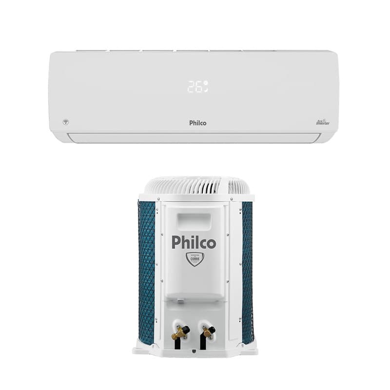 Ar Condicionado Split Hi Wall - Inverter R-32 - Philco - 12.000 BTUs - Quente/Frio - 220V Monofásico