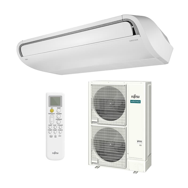 Ar Condicionado Split Teto - Inverter R-32 - Fujitsu Airstage - 52.000 BTUs - Quente/Frio - 220V Monofásico